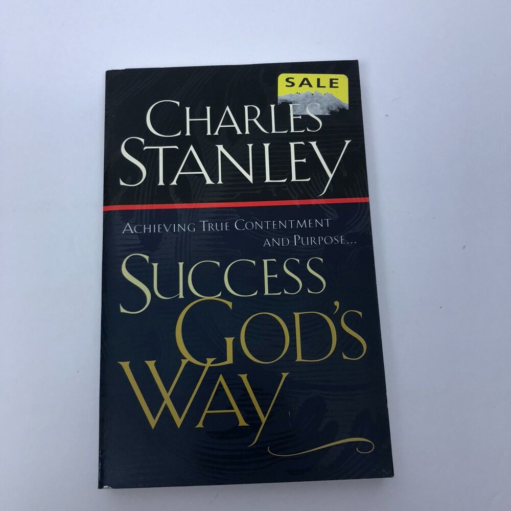 Charles Stanley SUCCESS GOD'S WAY Paperback Book Religion Christianity